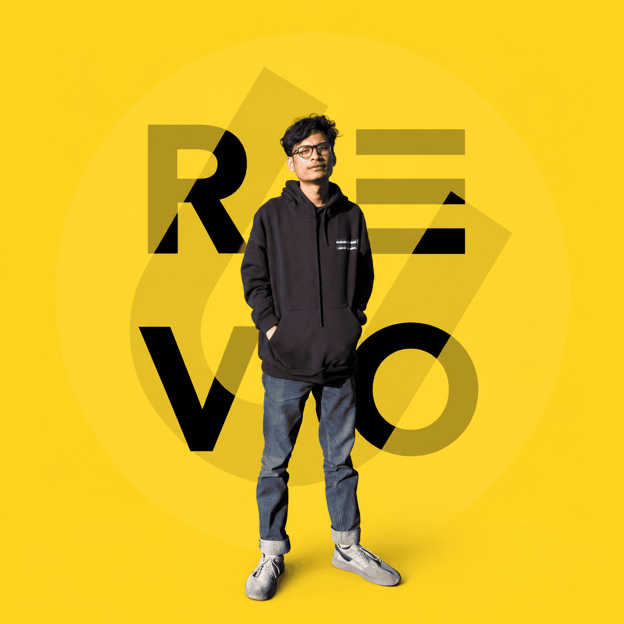 Fikri Adam in a RevoU branded portrait
