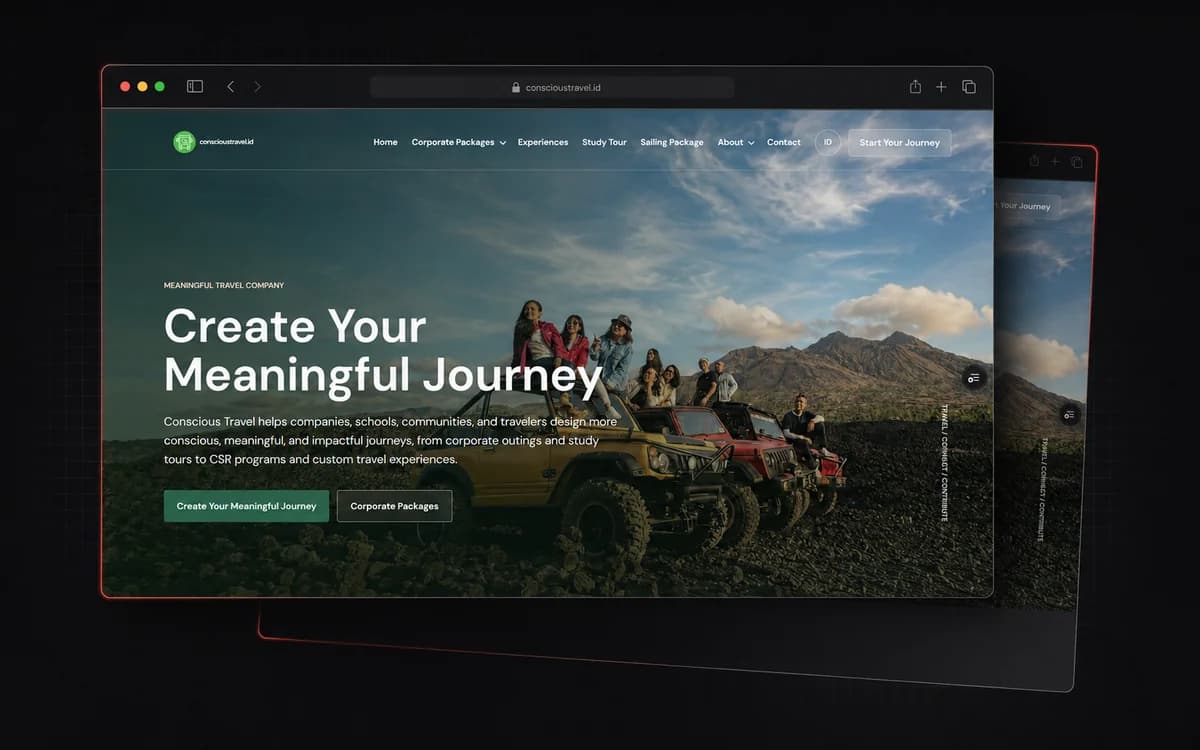 ConsciousTravel - Website, Ads & SEO